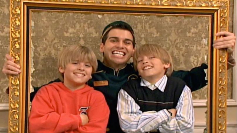 R'Menta as Esteban alongside Dyland and Cole Sprouse in Suite Life of Zack & CodyImage Source: MTV